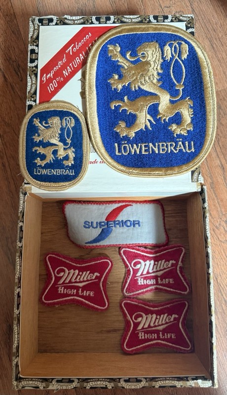Vintage Beer Patch Lot Lowenbrau Miller Superior 70s 80s90s Large Unused