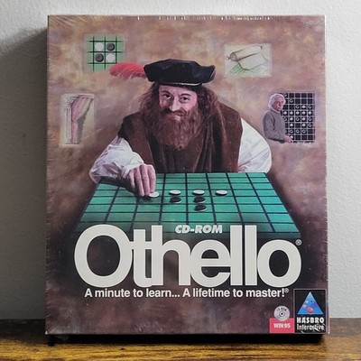 Othello CD-ROM (PC, 1996) ~ Win 95 ~ Hasbro Interactive Box ~ NEW, SEALED
