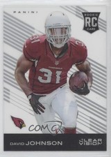 2015 Panini Clear Vision Rookie David Johnson #121 fx6