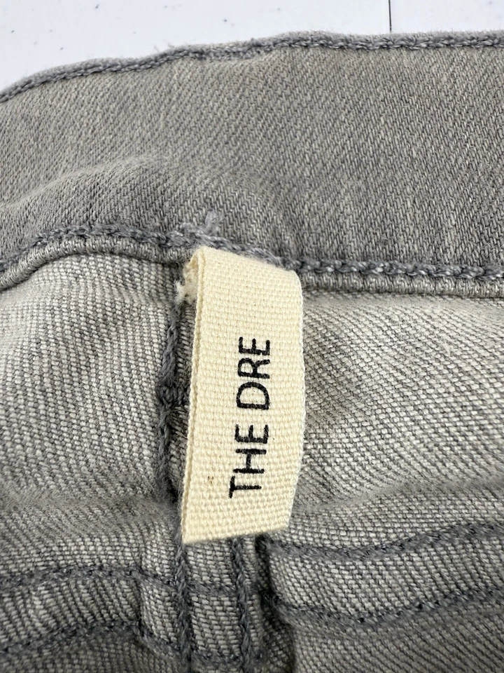 Rag & Bone The Dre Boyfriend Skinny Jean Aged Grey Stretch Denim Womens 32x30 - Image 3 of 4