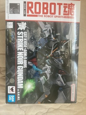 BANDAI Robot Spirits Gundam SEED GAT-X105E Strike Noir Ver. A.N.I.M.E Figure