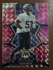 2022 Panini Mosaic Pink Camo #385 Boye Mafe RC