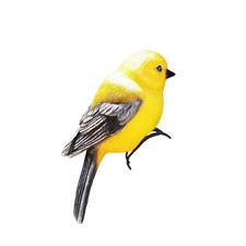 Resin Bird Ornament Painted Hanging Bird Ornament Weather-Resistant