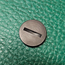 Tappo antipolvere porta azionamento motore ottone metallo 1 pz ricambio per Canon EOS1/1N/1V