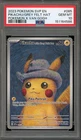 Pokemon Pikachu with Grey Felt Hat Van Gogh Full Art Promo SVP EN 085 PSA 10