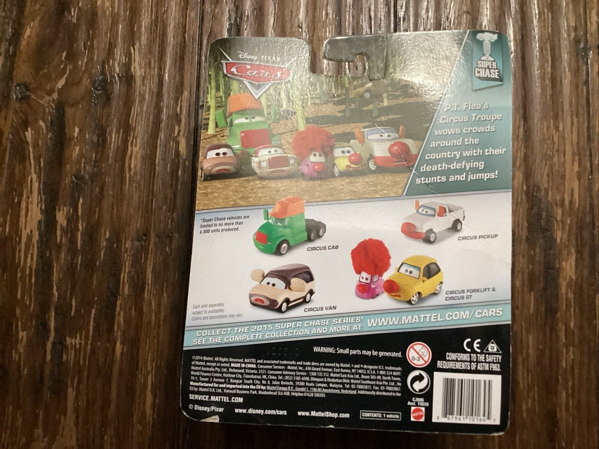 Disney Pixar Cars SUPER CHASE! Deluxe CIRCUS CAB Chase Free