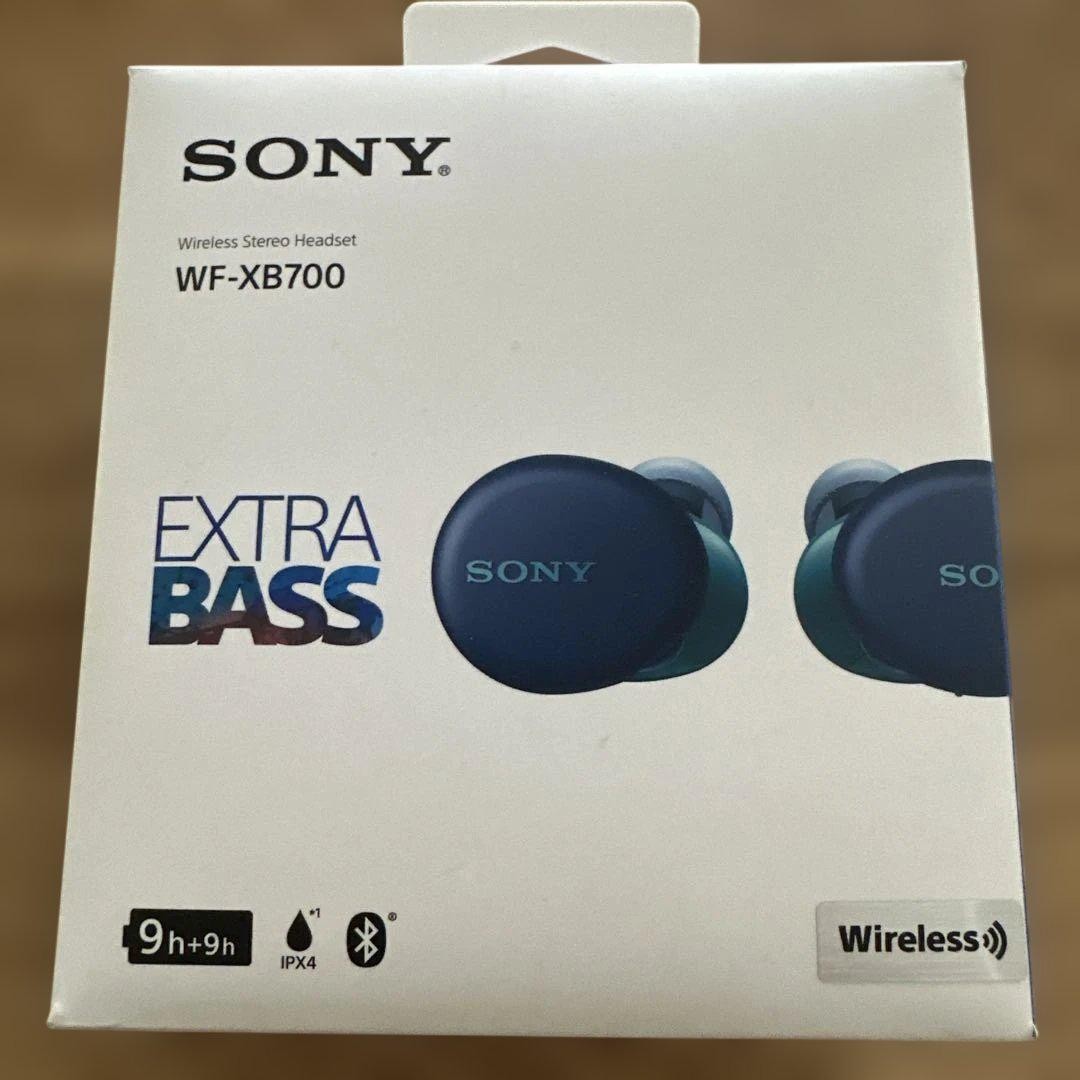 Sony WF-XB700 EXTRA BASS Wireless Bluetooth Earbuds in Blue