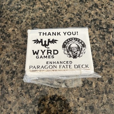 Malifaux ENHANCED Paragon Fate Deck Wyrd Games Adepticon Promo Item New Sealed