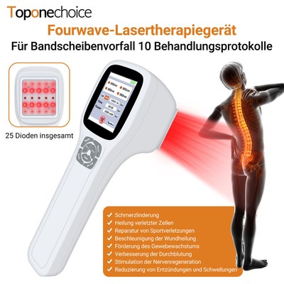 2500mW Kaltlaser Therapiegerät Schmerzlinderung Soft Red Light Lazer Behandlung