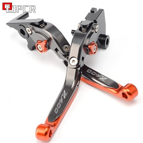 Leviers De Frein Et D'embrayage Réglables Pour Kawasaki Z1000 (2007-2016) – En Titane, Pliables, 6 Positions – Logo Gravé Au Laser