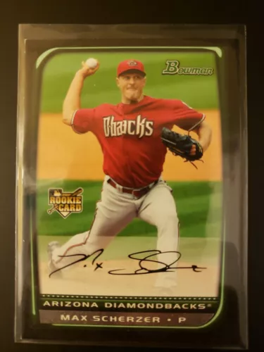 2008 Bowman Draft Picks #BDP33 Max Scherzer RC Rookie Card 