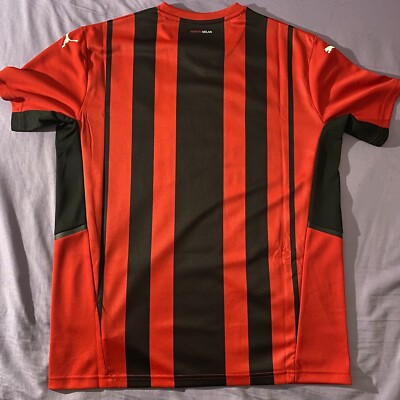 AC Milan 21/22 Home Jersey. Puma 759123-01. Size YXL. BNWOT* | eBay