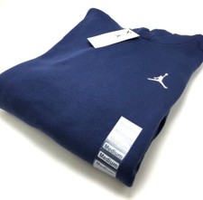  NEW MEN Nike JORDAN BRAND BROOKLYN FLEECE HOODIE MIDNIGHT NAVY FV7281 410   