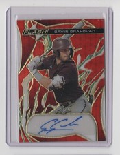 2024 Leaf Flash Gavin Grahovac RED FLOOD AUTO AUTOGRAPH RC TRUE 1/1 TEXAS A&M