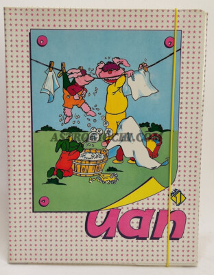 UAN BIM BUM BAM NOTEBOOK ELASTIC FOLDER A4 ITALY ONE VINTAGE '80 NEW
