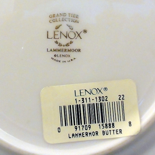 LENOX LAMMERMOOR Bread & Butter Plate 6.25
