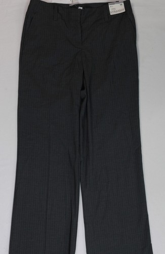 NY&C 5th Avenue Dress Straight City Stretch Pants 10 Tall NWT New Women Gray - Picture 2 of 24