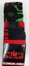 Mens Batman 6 Pair Novelty Casual Crew Socks Size 8-12 NEW