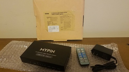 MYPIN ezcap264 USB3.0 HD Captura 4 Canales Video Multi-visor * CAJA ABIERTA - Imagen 1 de 6