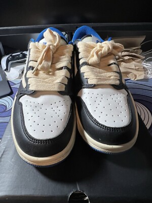 Indigo Studios V2 Size 7.5 Custom Travis Scott Fragsta Inspired