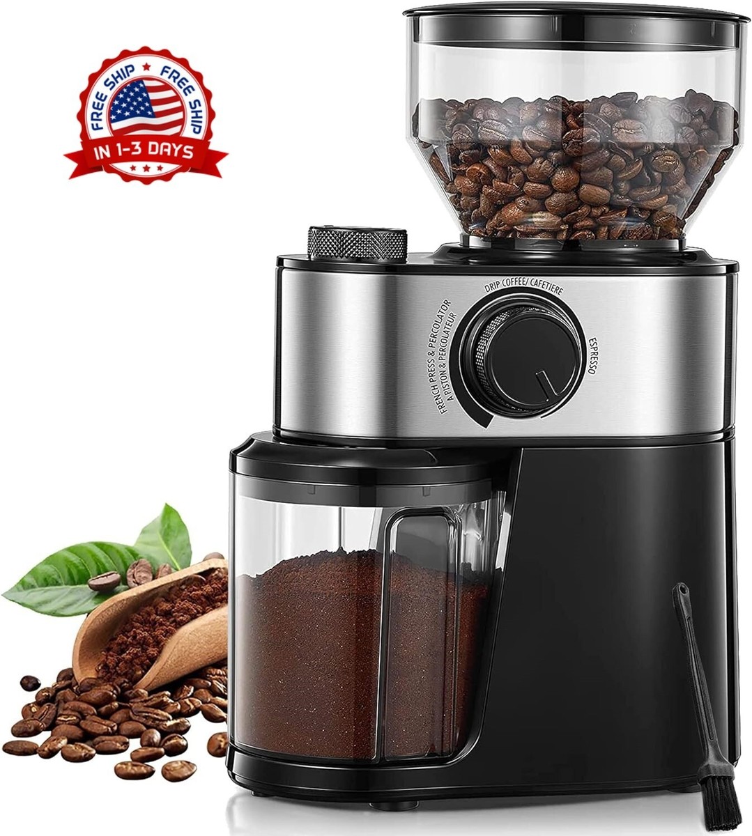 Molinillo De Café Eléctrico Moledor De Café Automático Para 14