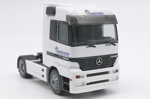 D026.2 HERPA camión Mercedes-Benz Actros LH 1843 2 ejes tractor Hansefrigo NUEVO - Imagen 5 de 6