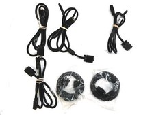 Unbranded Heavy 15-Pin VGA Male to Male Cable Lot of 6 USED