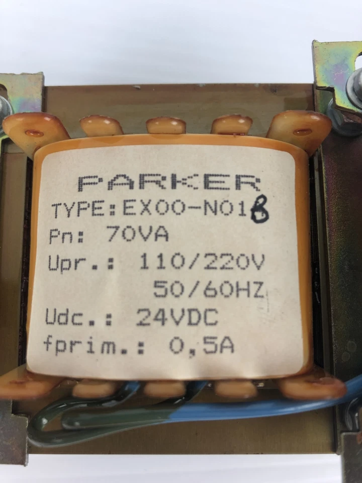 Parker EX00-N01B Transformer 110/220V 70VA 0,5A 50/60Hz - Image 2 of 4