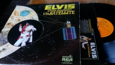 Elvis / Aloha From Hawaii Via Satellite 1973 2x Vinyl LP VG+/VG+ QuadraDisc RCA