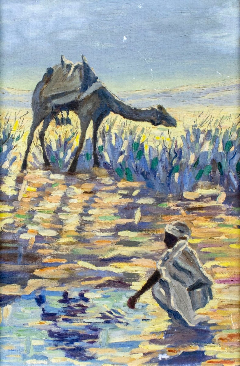 Vintage mid 20C American oil painting 127592 | eBay