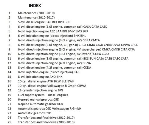 Volkswagen Touareg (2002-2017) Manuel D'Atelier Réparation Sur CD - Photo 2/7