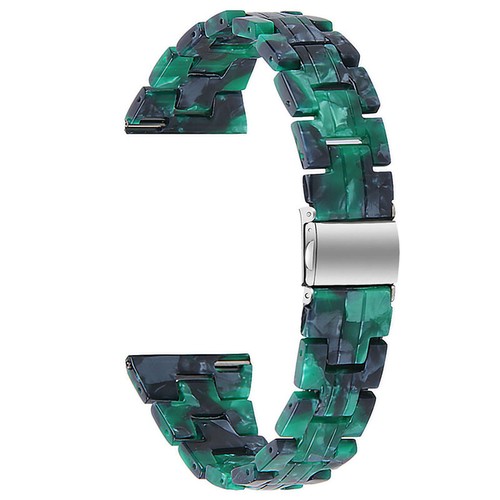 For Samsung Galaxy Watch 3 41/45MM Resin Wrist Strap Stainless Steel Watch Band - Picture 19 of 31