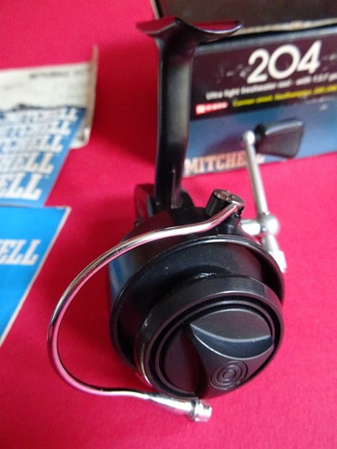 A SUPER LITTLE USED BOXED VINTAGE MITCHELL 204S ULTRA-LITE FISHING REEL - Picture 6 of 17