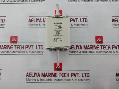 SIEMENS 3NE3 227 SITOR Fuse 250A 1000V IEC/EN 60269 VDE 0636