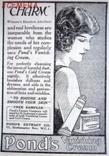 'Pond's Vanishing Cream' Cosmetics AD #2 - Original Small 1924 Print ADVERT