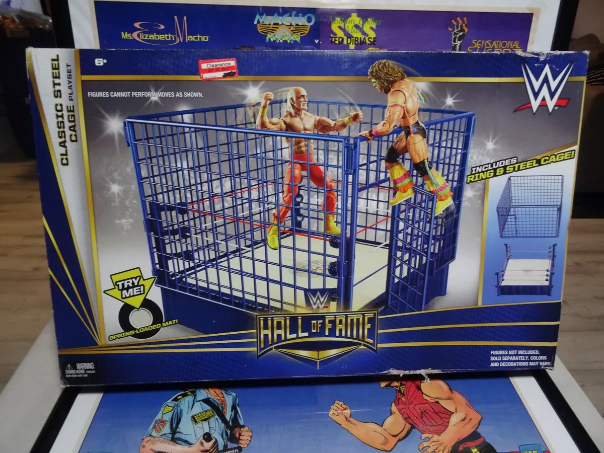 Wwe cage hotsell ring playset