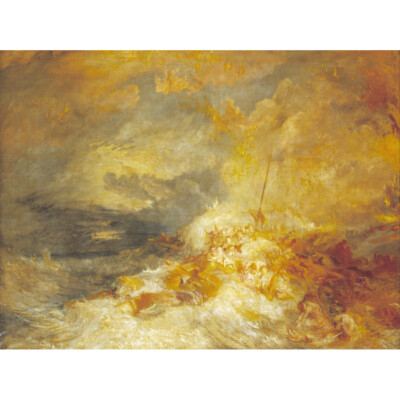 Turner A Disaster At Sea Leinwand Kunstdruck Poster