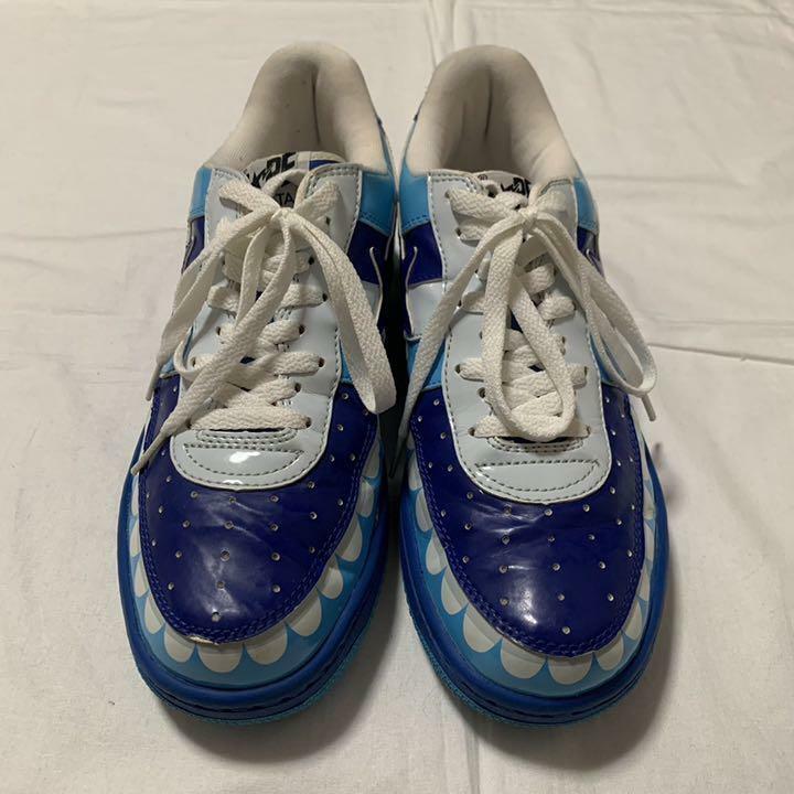 A BATHING APE x KAWS Bapesta Sneaker Shoes Blue Low US8.5 A BATHING APE x KAWS Bapesta Sneaker Shoes Blue Low US8.5