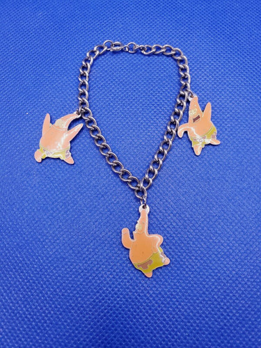 SpongeBob Patrick Star Enamel Charm Bracelet Collectible Dancing Sponge Bob