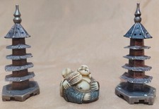 Vintage Antique Chinese Hallmarked Silver  Travellers Shrine