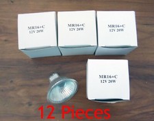 12 New  MR16+C 12V 20W Overhead Halogen Light Bulbs MR16 Free US Ship