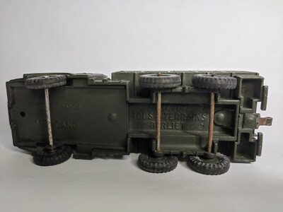 DINKY TOYS 80D Camion Berliet tout terrain militaire d'origine France Meccano EUR 40,00
