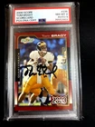 2000 Score #316 Tom Brady Rookie Auto Scorecard Michigan Spartans Low Pop