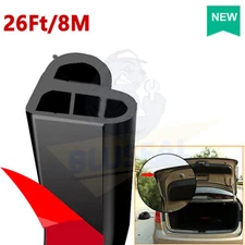 Car Door Rubber Seal Strip Hood Trunk Trim Edge Moulding Weatherstrip 10M Thick