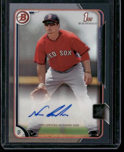 2015 Bowman #PA-NL Nick Longhi Boston Red Sox - Picture 1 of 2