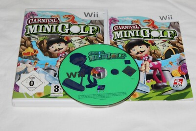 NINTENDO WII SPIEL ''CARNIVAL GAMES MINI GOLF'' OVP +ANLEITUNG