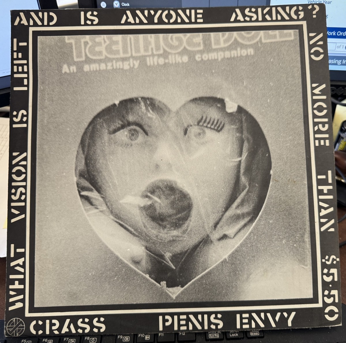 Crass - Penis Envy Vinyl LP Album 1981 Crass Records 321984