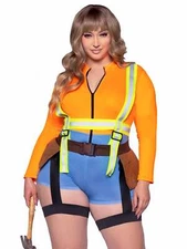 Brand New Nailed It Construction Worker Costume Leg Avenue 87108X