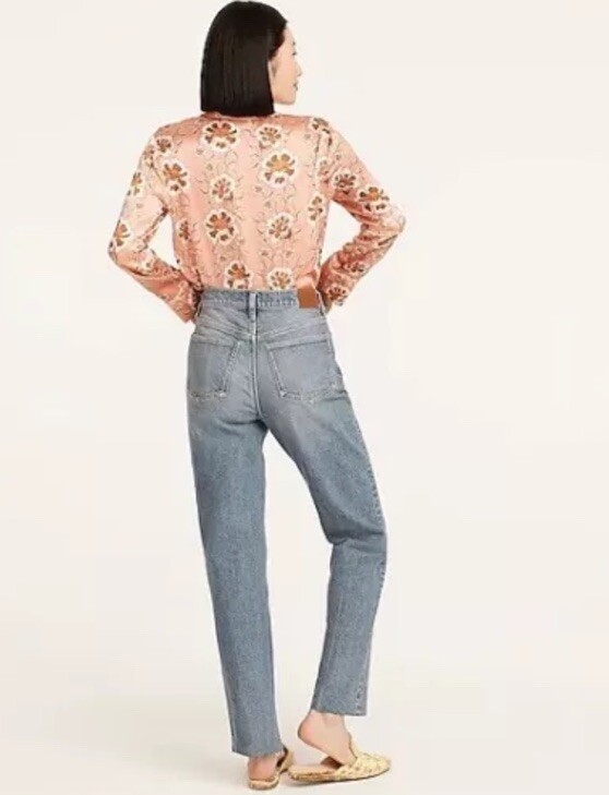 J.CREW Womens 27 High Rise Full Length '90s Classic Straight