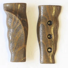 1970-1974 Dodge Plymouth MOPAR 4 Speed HURST ORIGINAL OEM Pistol Grips Woodgrain